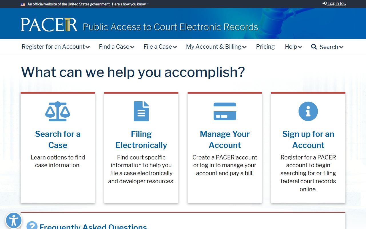 Livingston County clerk records PACER federal court source