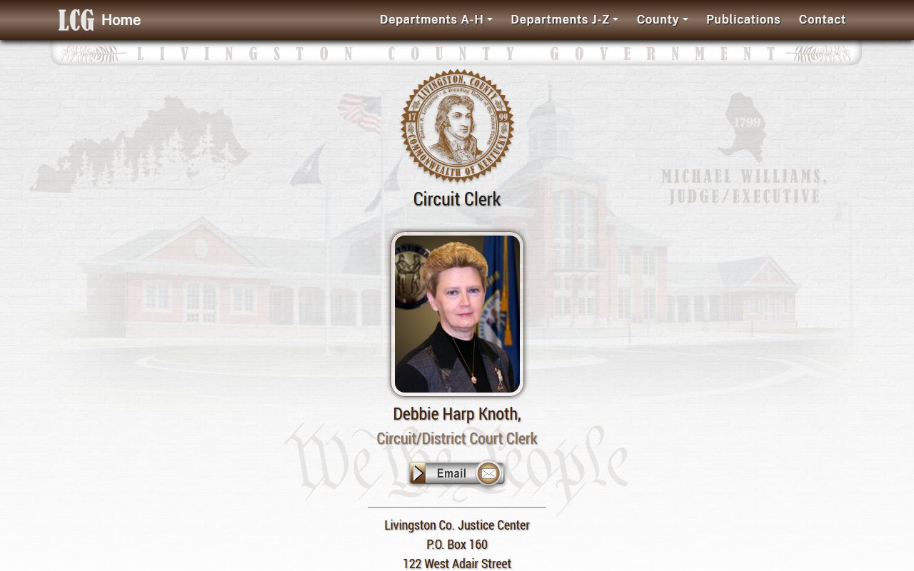 Livingston County court records Circuit District Court Clerk page