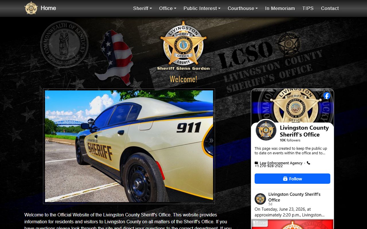 Livingston County Sheriff's Office official website